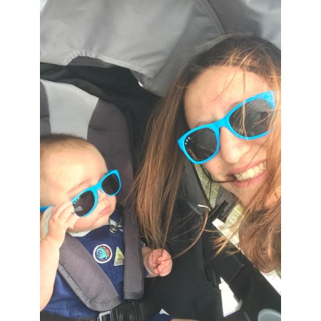 Roshambo Zack Morris Toddler zielone - okulary przeciwsłoneczne z polaryzacją 2+